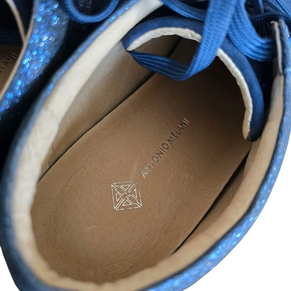 Antonio Melani Women's Navy and Blue Trainers